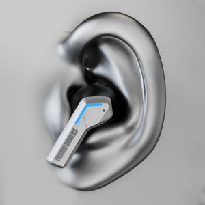 TRANSFORMERS TF-T06 TWS Earbuds - Silver - Image 5