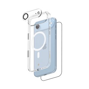 Ultraguard 3 in 1 Magnetic Bundle for iPhone 17 Air (Magnetic Clear Case + Glass + Free Clear Camera Glass)