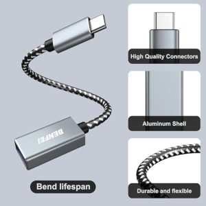 BENFEI USB-C to USB 3.0 Adapter 2 Pack (USB-C Male to USB-A Female, 5Gbps) - Image 2