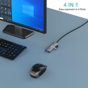 BENFEI USB 3.0 Hub 4-Port Ultra-Slim Expander (5Gbps, Aluminum Alloy) - Image 3