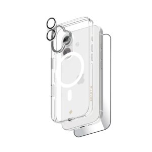 Ultraguard 3 in 1 Magnetic Bundle for iPhone 17 Pro Max (Magnetic Clear Case + Glass + Free Clear Camera Glass)
