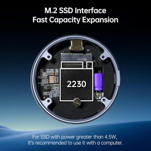 BENFEI Magnetic M.2 NVMe SSD Enclosure (10Gbps, MagSafe Compatible, Up to 2TB) - Image 9