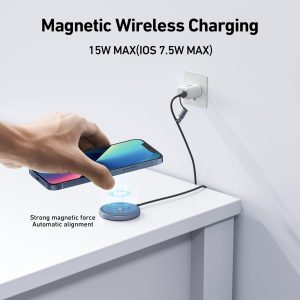 BENFEI Magnetic Wireless Charger 15W MagSafe Compatible Charging Pad - Image 2