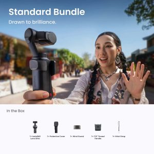 Insta360 Luna Ultra 8K Dual-Lens Gimbal Camera Creator Bundle - Cosmic Black - Image 7