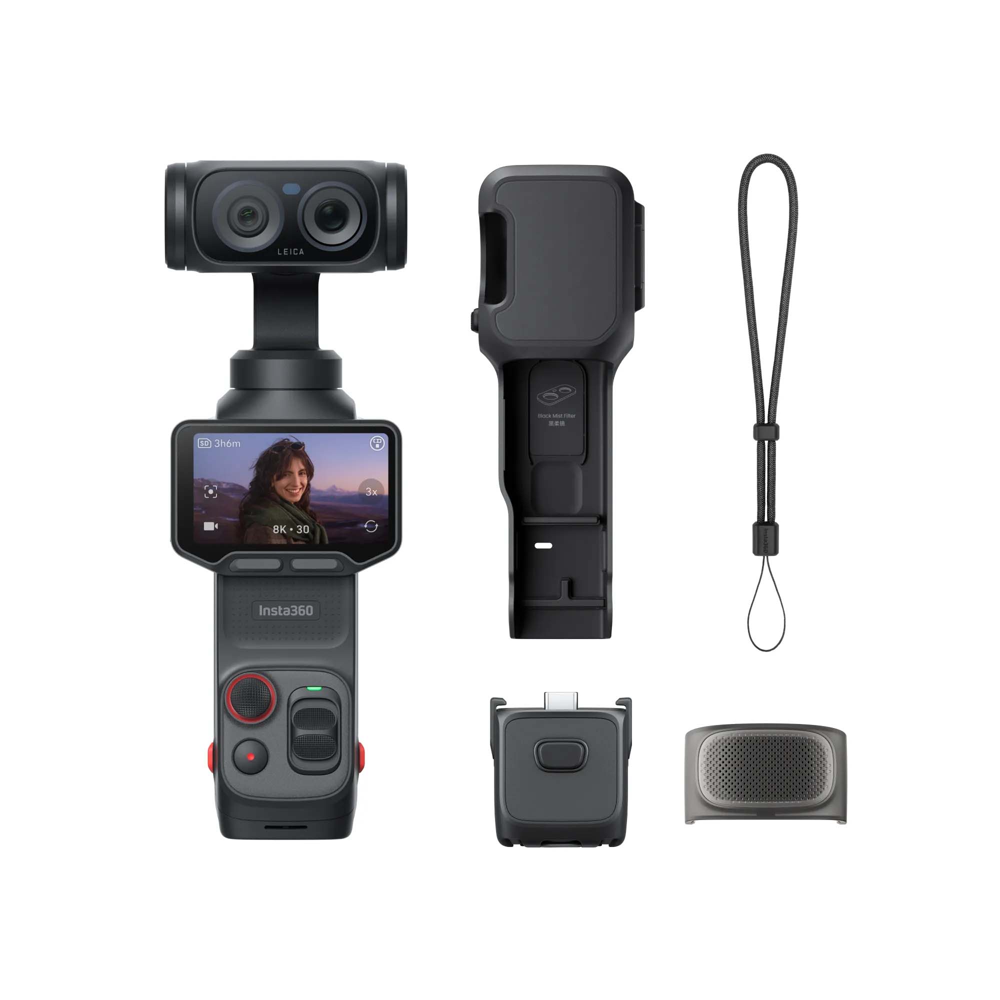 Insta360 Luna Ultra 8K Dual-Lens Gimbal Camera Creator Bundle