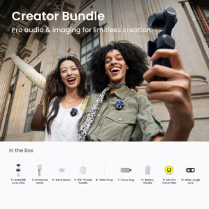 Insta360 Luna Ultra 8K Dual-Lens Gimbal Camera Creator Bundle - Cosmic Black - Image 2